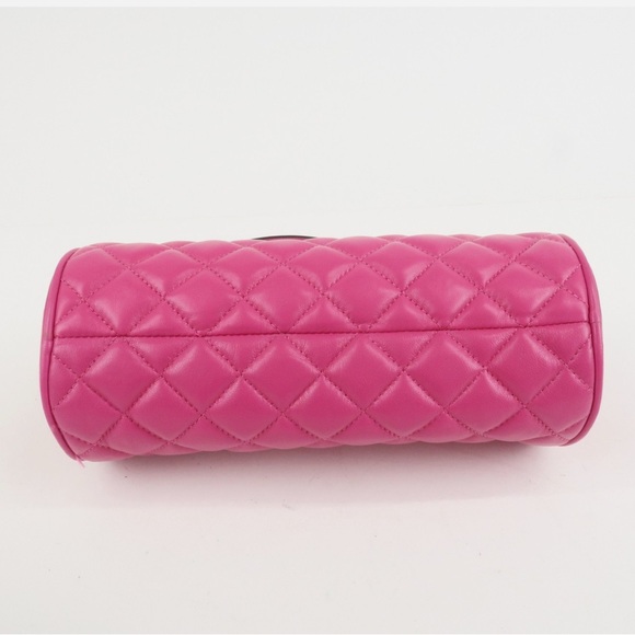 Versace Quilted Medusa Pink Bag - Picture 4 of 5